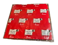 RARE ~ Chick-fil-A ~ EAT MOR CHIKIN Gift Wrap  10" x 10" Package: Unknown Tot Sz