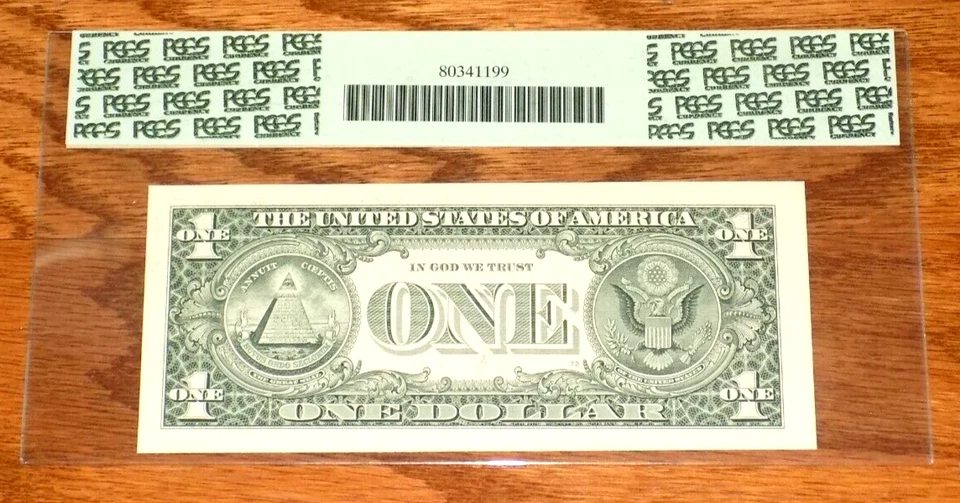 2006 FRB Atlanta $1 Note Fr1933-F Gem Boca Raton Run UNC 64 PPQ PCGS Currency - Image 2 of 4