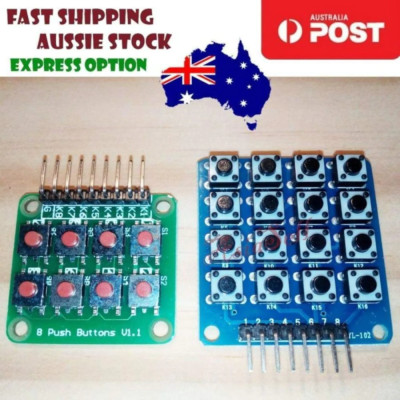 2x4 4x4 Keypad Buttons Board Matrix Keyboard 8 16 Key
