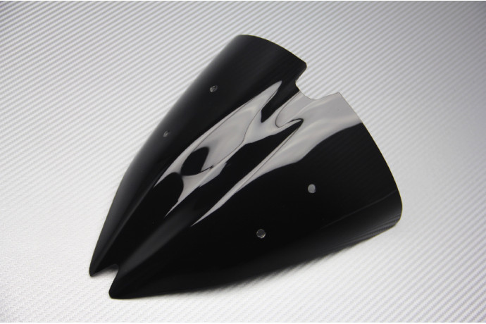 Pare-brise Z750 anti-remous en PVC teinté noir pour Kawasaki 2007-2013