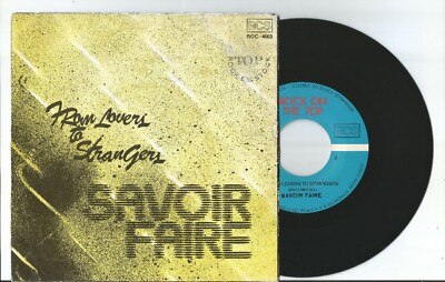SAVOIR FAIRE- FROM LOVERS TO STRANGERS 7''/45 PORTUGAL NEW WAVE SYNTH 1980 RARE