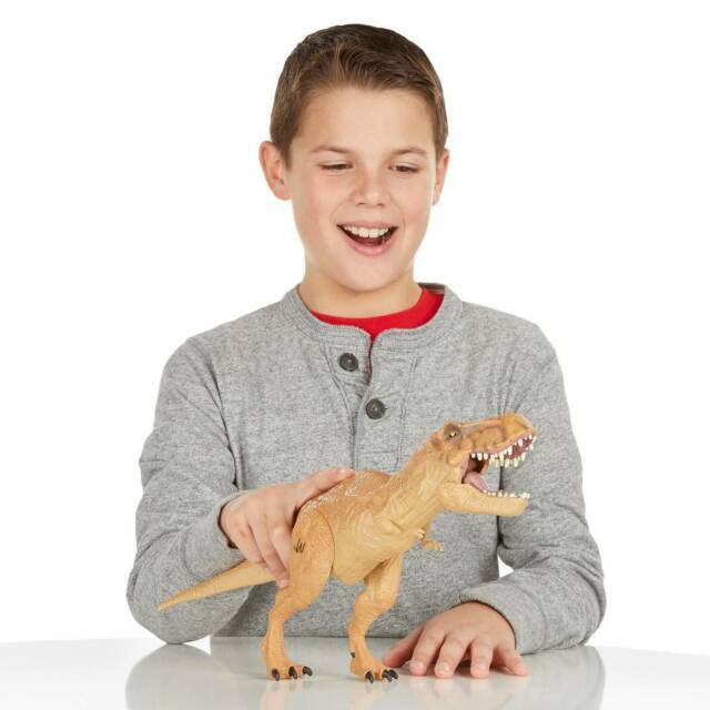 jurassic world chomping tyrannosaurus rex figure