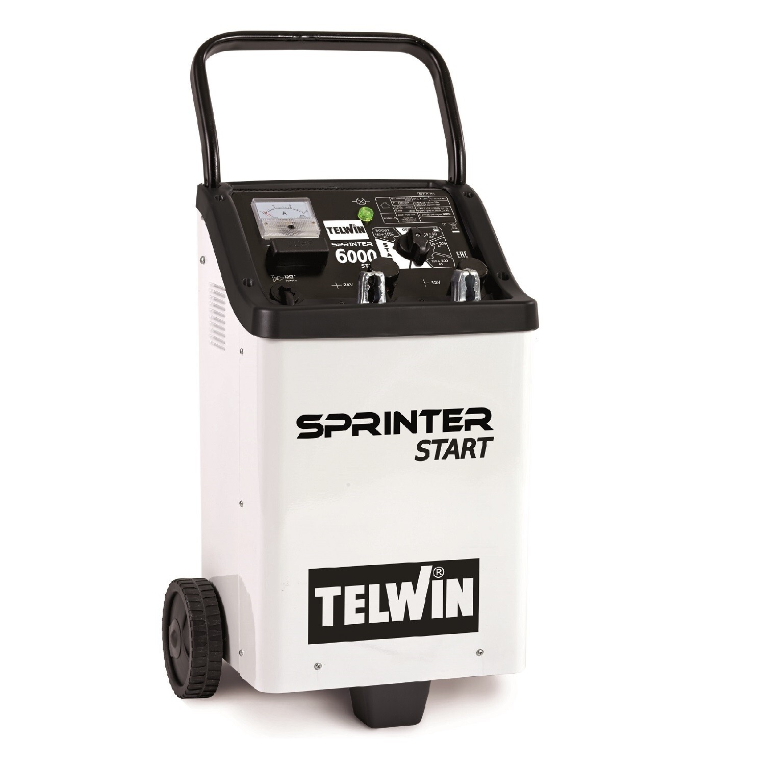 Telwin Sprinter 6000 Start Caricabatterie e Avviatore 12 24 V