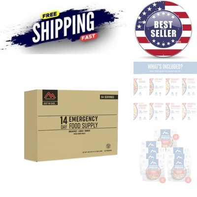 14-Day Emergency Food Supply Kit Freeze Dried Survival Meals High-Quality