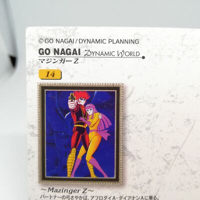 14 Kabuto Koji Sayaka Yumi Mazinger Z Go Nagai Card Dass