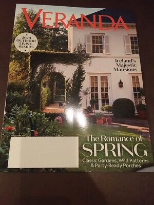 Veranda Magazine March April 2020 ROMANCE OF SPRING GARDENS PORCHES