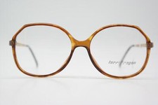 Vintage Glasses Terri Brogan 8686 Brown Gold Oval Eyeglass Frame