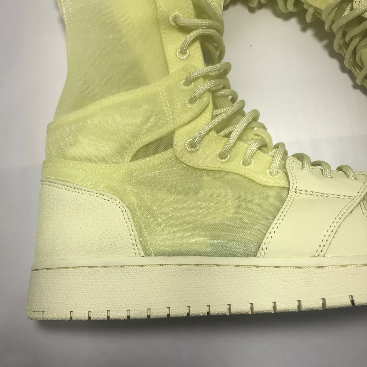 Nike Air Jordan 1 High Explorer XX AJ1 Luminous Green Womens sz