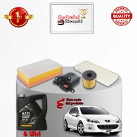Set Service 4 Filter Und ÖL Peugeot 407 2.2 HDI 125KW 170CV Von 2006->