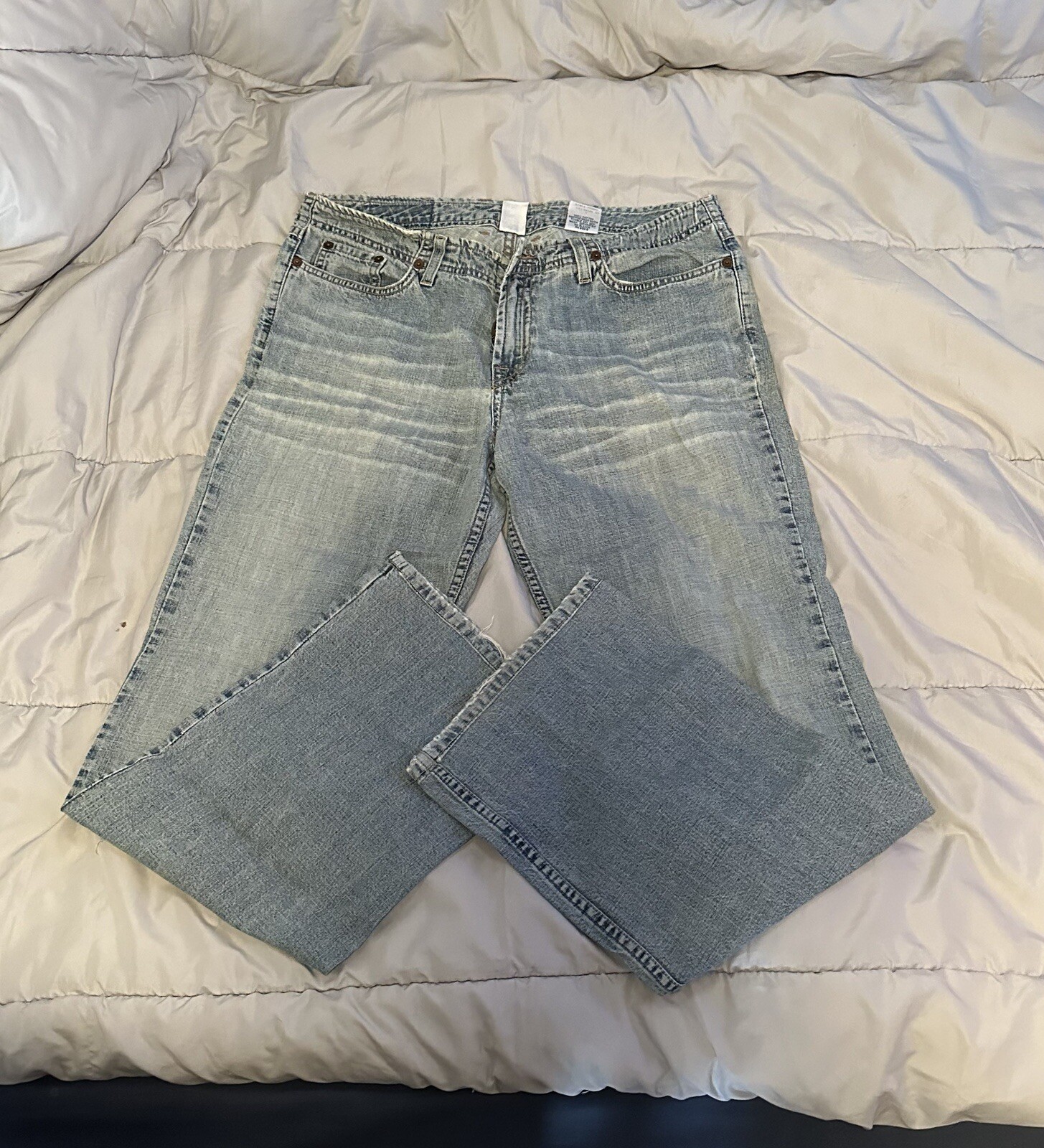 Lucky Brand Women's Denim Jeans Med Wash, Dungarees, Low Rise, Bootcut Sz 14/32