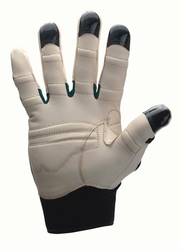 Bionic Men's Leather Relief Grip Gardening Gloves, 1 PAIR Of Tan Work Gloves - Picture 2 of 3