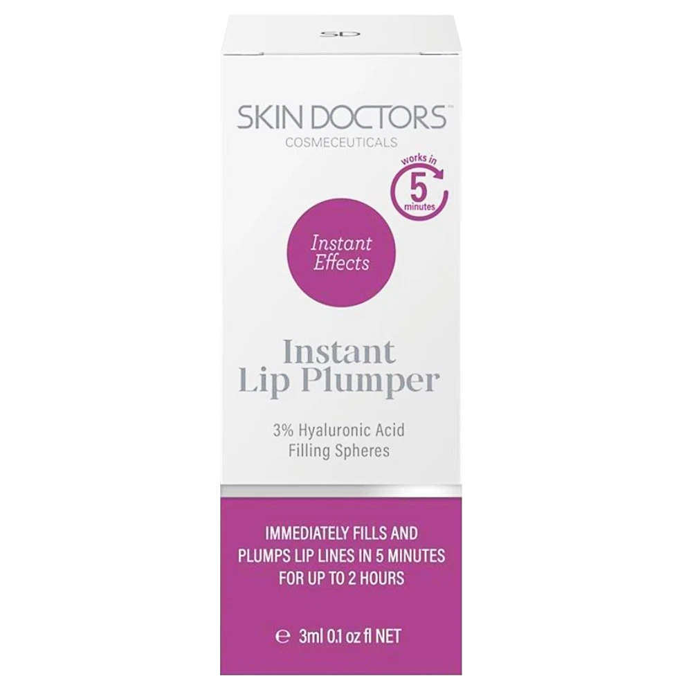Skin Doctors Instant Lip Plumper 3mL Instant Effects Fills Plumps Lip Lines