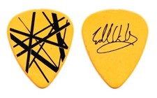 Eddie Van Halen Signature Frankenstrat Yellow/Black Guitar Pick - 2004 Tour
