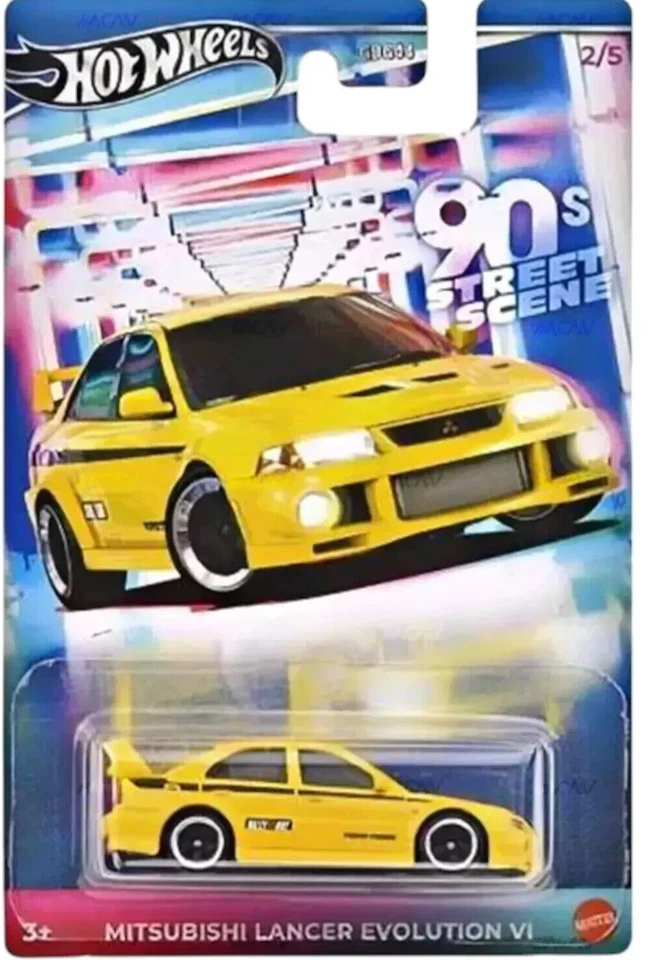 Hot Wheels 90´s STREET SCENE MITSUBISHI LANCER EVOLUTION VI