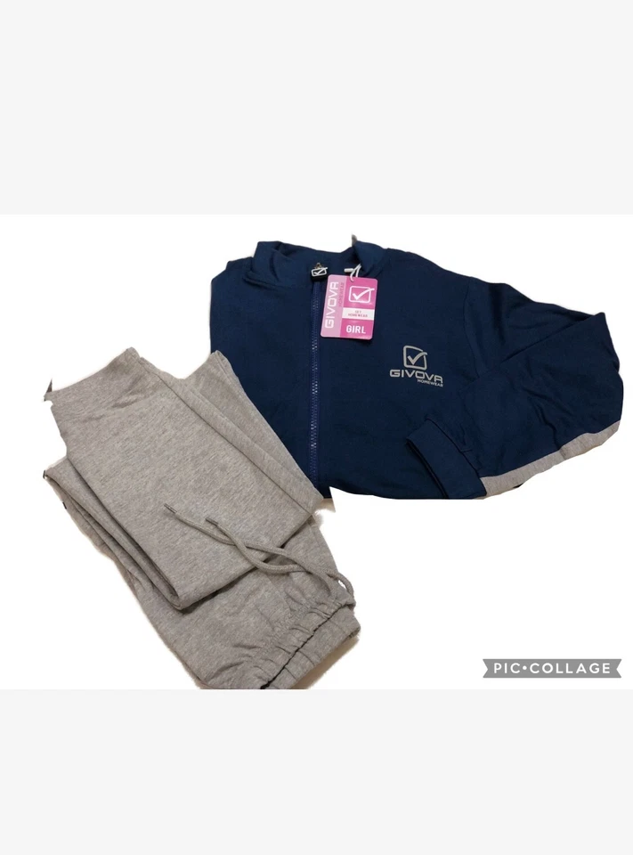 Tuta ragazza/o Bimbo/a Zip Intera Givova 100% Cotone - Immagine 4 di 4