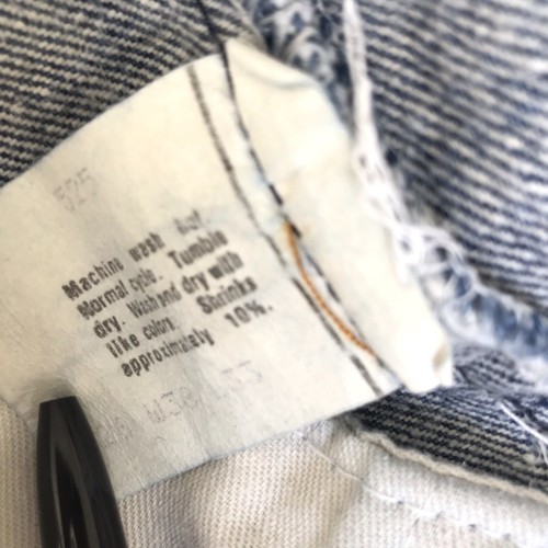 Vintage 80s LEVIS 501 USA Non Selvedge Denim Blue Jeans Tag 38 x33 Actual 34x30 - Bild 5 von 16