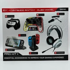 Bionik Pro Kit Plus Essential Accessories For Nintendo Switch OLED Gaming Gamers