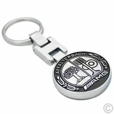 1X NEW A.M.G KEYCHAIN SPORT Auto 3D Metal Chrome Keychain Key ring 