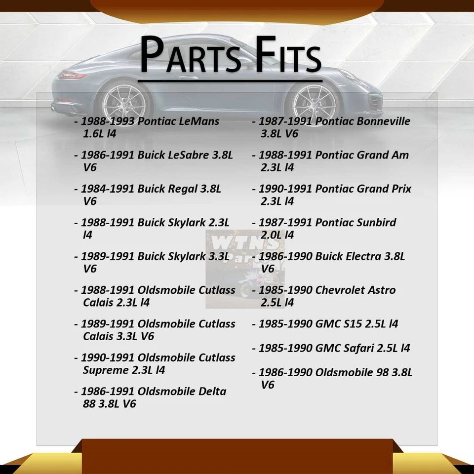 Pronto Engine Oil Filter,Fuel Filter 2x For Pontiac Grand Am 3.0L 1985-1987 - Image 3 of 4