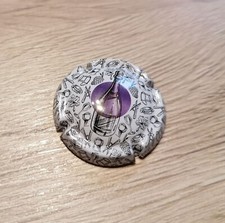 Capsule de vin pétillant générique blanche noire et violette 1 bouteille