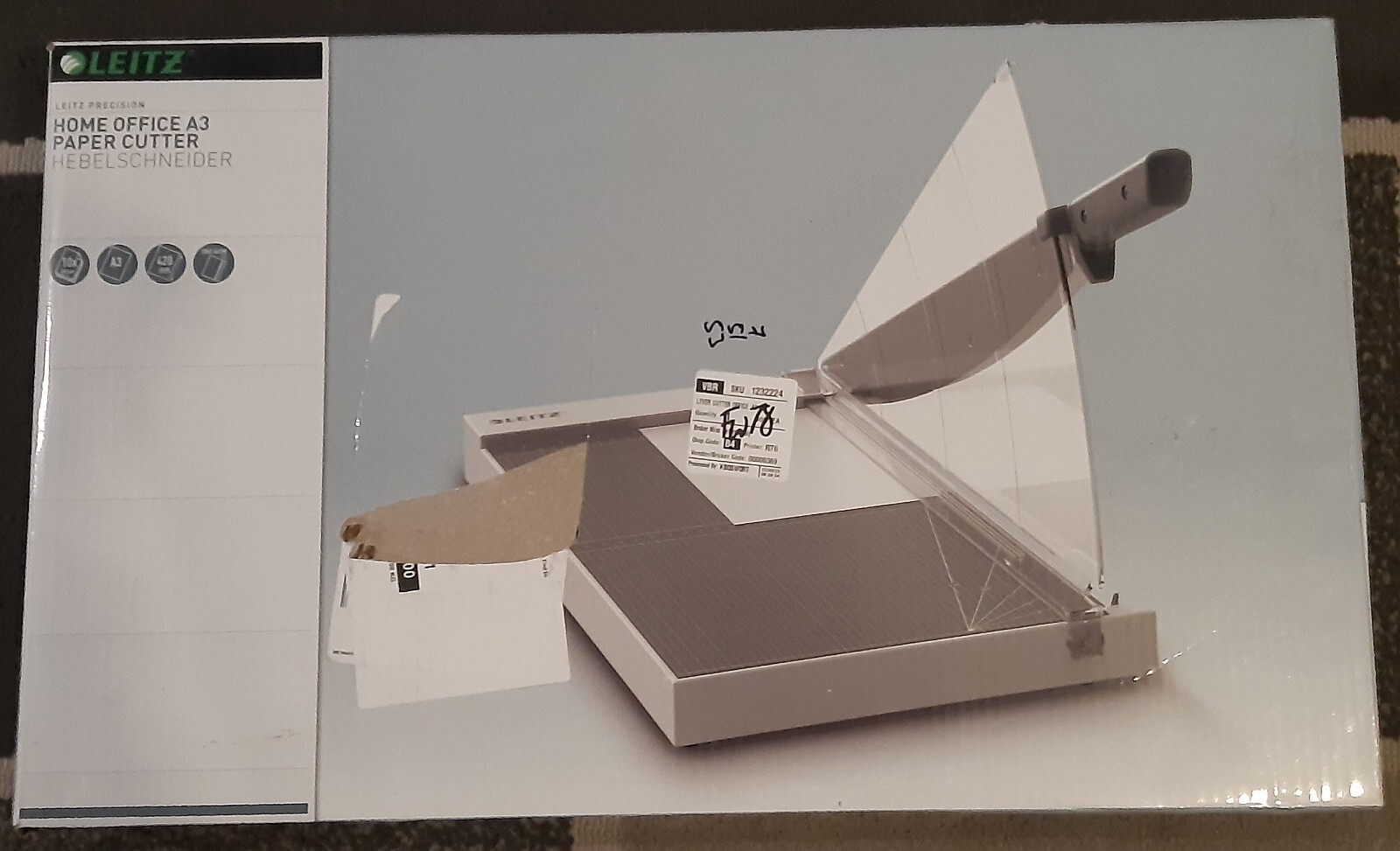 Leitz A3 Guillotine Paper Cutter guillotine Home Office Craft Equipment