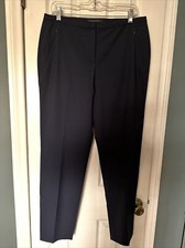 Elie Tahari Pants Size 10 Dark Blue