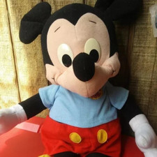 VTG 1988 DISNEY Talking Mickey Mouse PULL STRING PLAYSKOOL 22" PLUSH 70488 Works