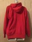 VINTAGE Big Yank Hoodie Mens Medium Red Thermal 80s Sweatshirt Full Zip Solid — photo 4