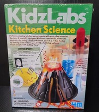 KidzLabs Kitchen Science Lab Kit Contains 6 Kids Experiments Ages 8 New Sealed