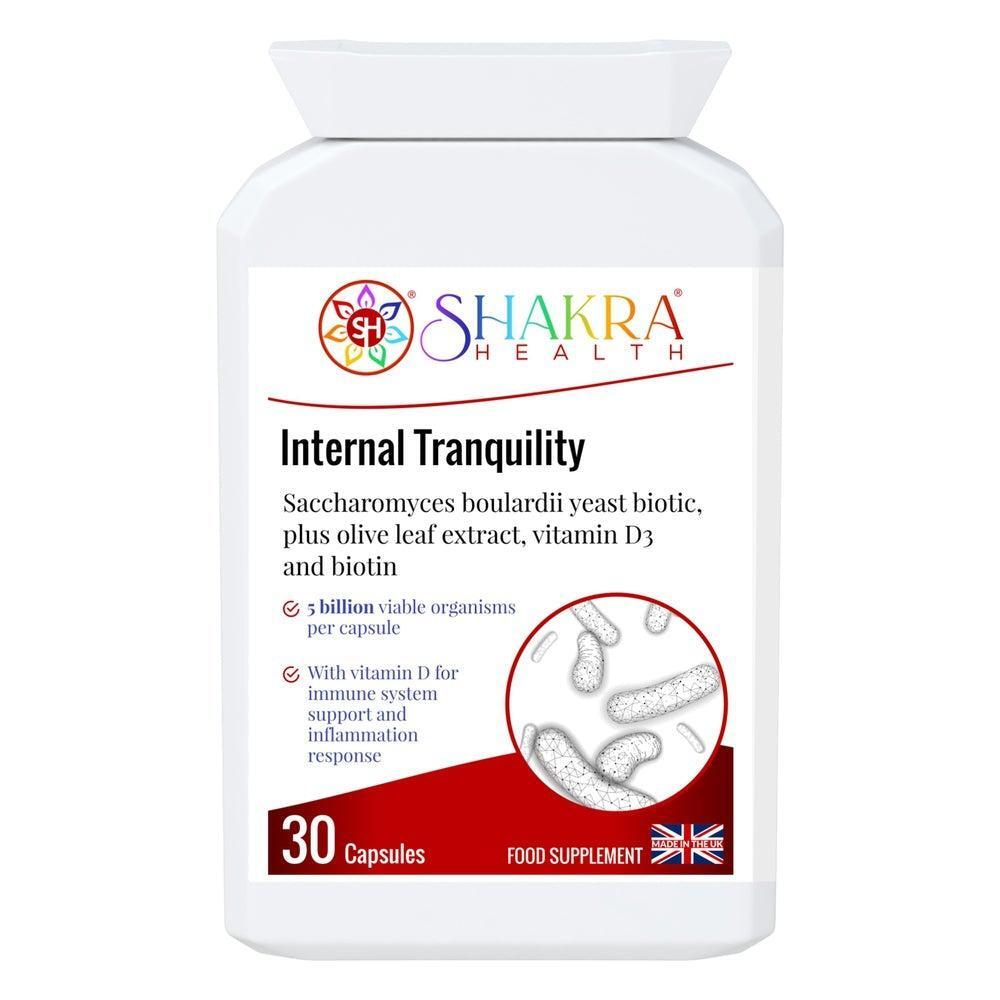 Internal Tranquility Saccharomyces boulardii probiotic yeast PLUS immunity