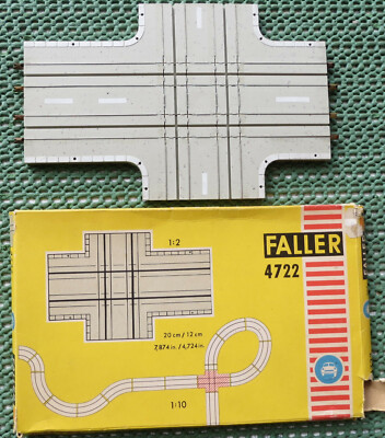 Faller AMS 4722--  Doppelkreuzung in OVP, 60er Jahre Spielzeug #040320