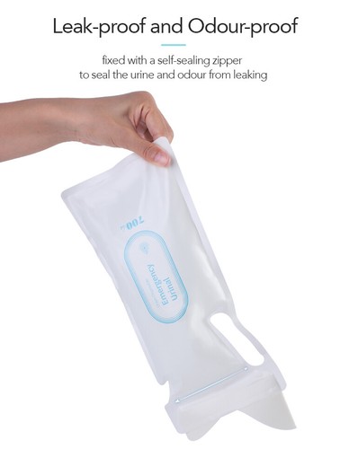 Pee Bags for Camping Travel Emeregncy, Disposable Urinals Bag, Traffic Jam 4PCS - Picture 10 of 12