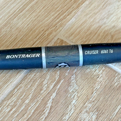 Bontrager Flat Aluminum Cruiser Black Handlebar 25.4 Clamp 580mm