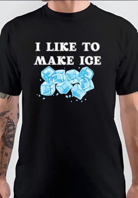 NWT I Like To Make Ice Funny Meme Comedy Unisex T-Shirt