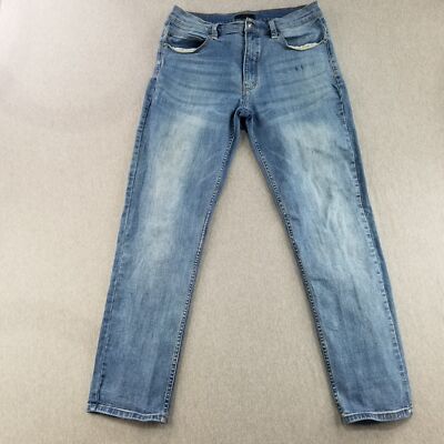 Wrangler Men's Size 42x32 Blue Dark Wash Style & Comfort 