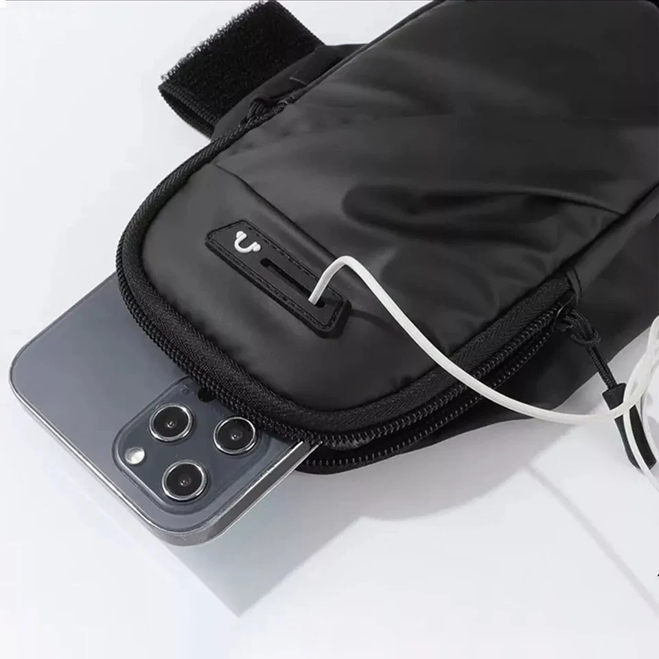 Sports Arm Band Mobile Phone Holder Bag Running Gym Armband Exercise All Phones - Image 2 of 4