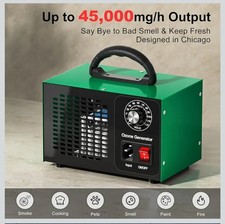 Ozone Generator 45,000mg/h, Industrial O3 Deodorizer for Areas of 2500 Sq Ft I'm