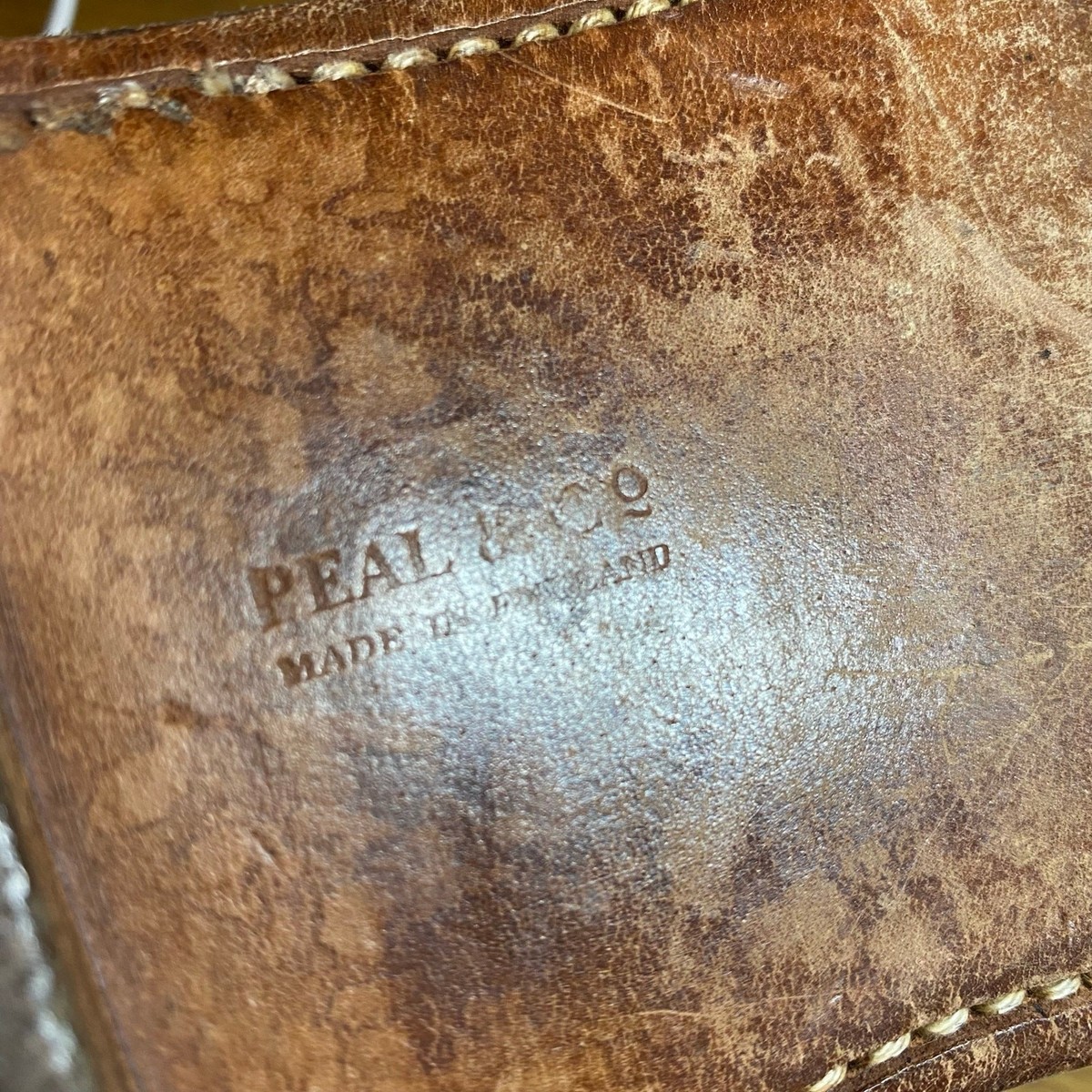 Peal & Co Crockett & Jones for Brooks Brothers Brown Plain Toe Oxfords Size 13 D Tan country grain ?. — Brooks Brothers @brooksbrothers Peal  main image 2