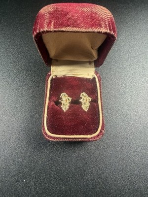 10 Karat Gold Nugget Stil Ohrstecker strukturiert Vintage Gelbgold 0,82 g Paar