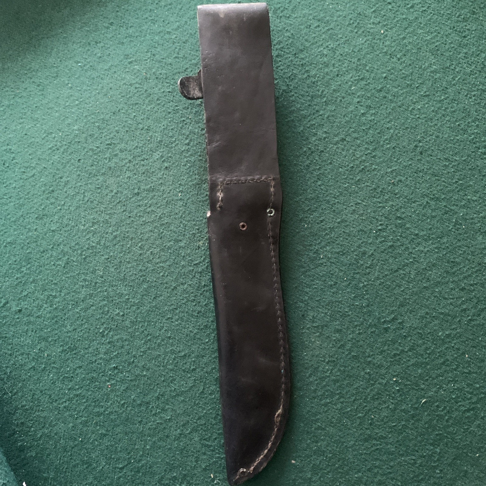 Black Leather Fixed Blade Fillet Knife SHEATH Only