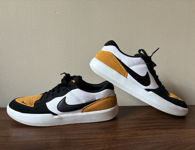 Nike Force 58 SB Men s Low Top Suede Colorblock Yellow Toe DV5477-700 / Size 11