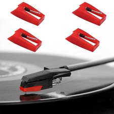 4 Pack Pointe de Lecture Aiguille Tourne Disque Universel Platine, Aiguille D...