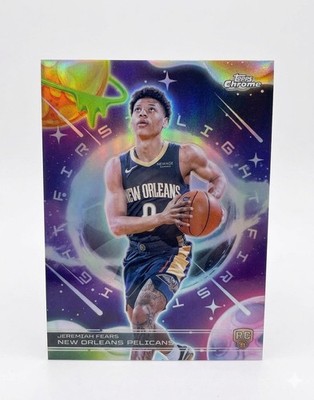  2025-26 Topps Cosmic Chrome Jeremiah Fears First Light RC SSSP~50 VS NOT RARE