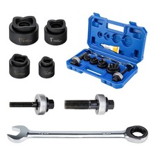 Manual Knockout Hole Punch Driver Kit 1/2",3/4",1",1-1/4" Electrical Conduit ...