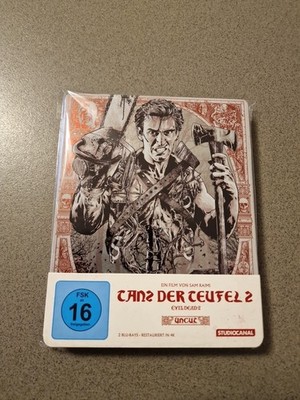 Tanz der Teufel 2 , Steelbook Collector's 2x Bluray Edition , mit BRUCE CAMPBELL