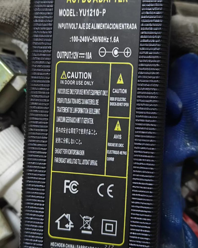 YU1210-P 12V 10A 5.5*2.5 Netzteiladapter Ladegerät Für Monitor Routers