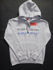 Image of Hugo Boss Mens Hoodie Size S Colour Silver Grey New With Tag