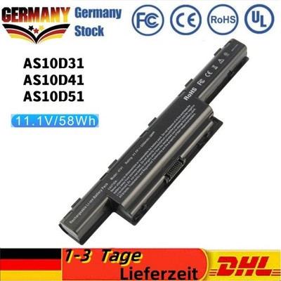 AS10D31 AS10D51 Akku für ACER Aspire E1-531 E1-571 V3-771G V3-772G 5742G 5741G
