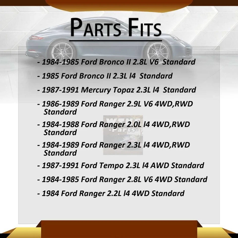 Se adapta a Ford Bronco II GMB 1984 1985 eje trasero todas las juntas junta universal Foto 2 de 3