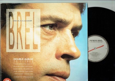 33T Jacques BREL Vinyl LP 12'' LA VALSE A MILLE TEMPS - NE QUITTE ME PAS - JEF